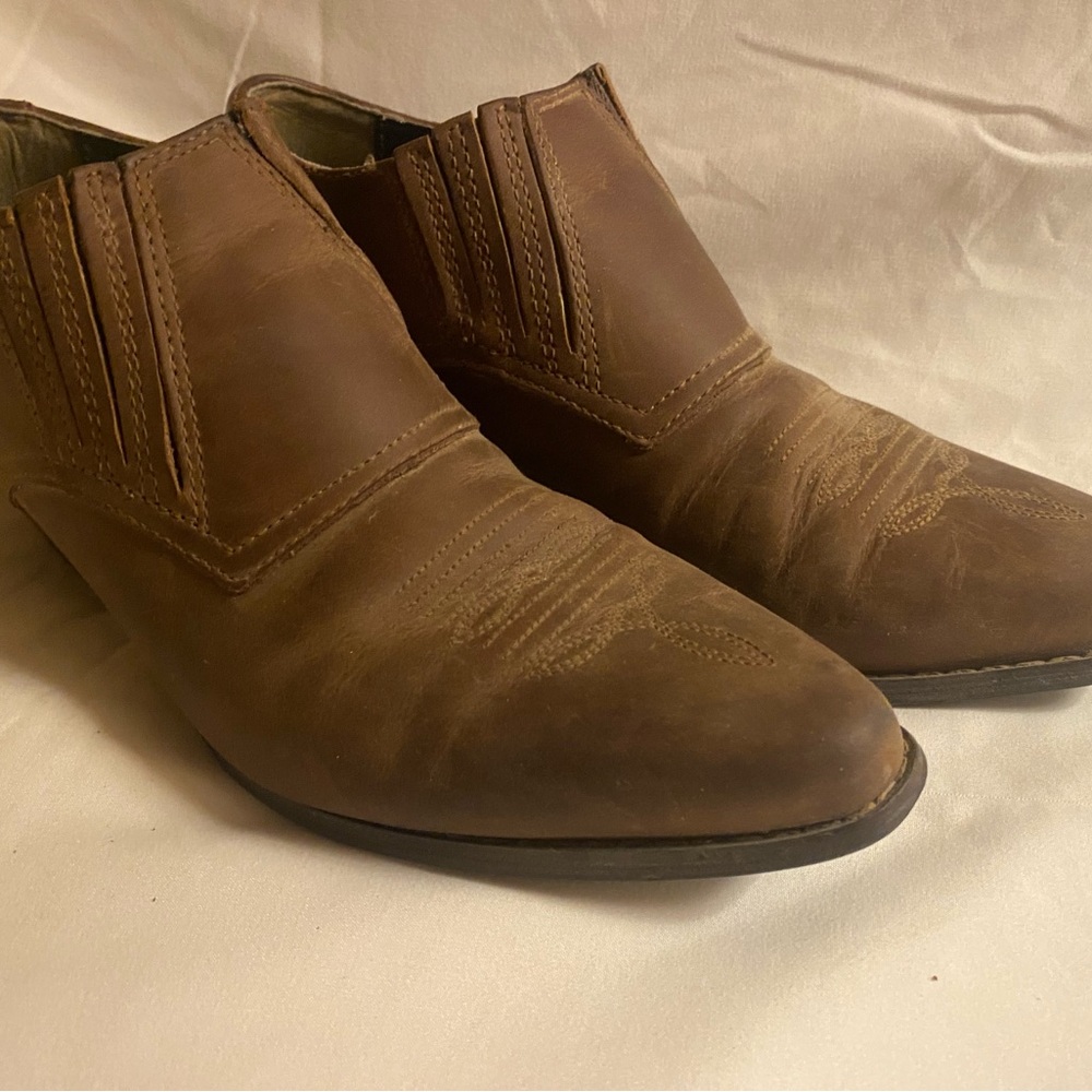 Durango Men's Brown Western Ankle Boots